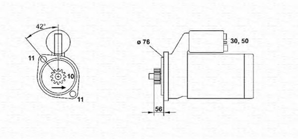 MAGNETI MARELLI 943251434010 Starter
